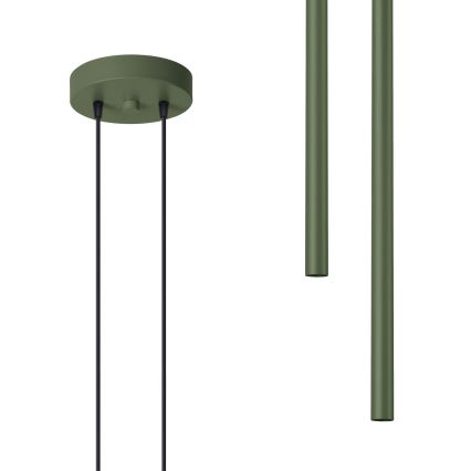 Lühter PASTELO 2xG9/8W/230V roheline