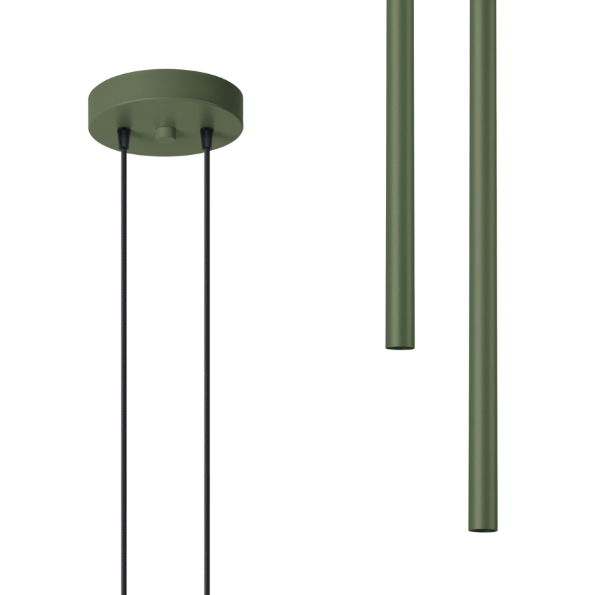 Lühter PASTELO 2xG9/8W/230V roheline