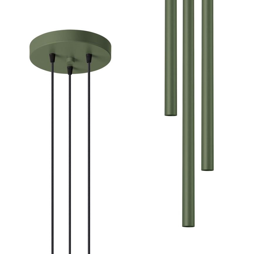 Lühter PASTELO 3xG9/8W/230V roheline