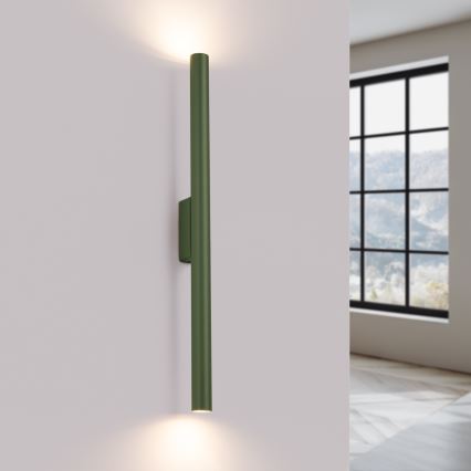 Seinavalgusti PASTELO 2xG9/8W/230V roheline