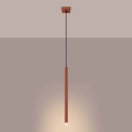 Lühter PASTELO 1xG9/8W/230V punane