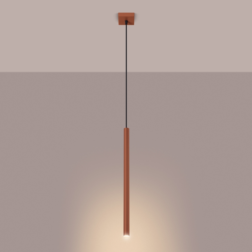 Lühter PASTELO 1xG9/8W/230V punane
