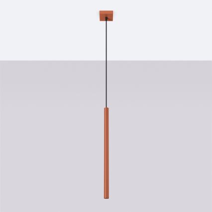 Lühter PASTELO 1xG9/8W/230V punane