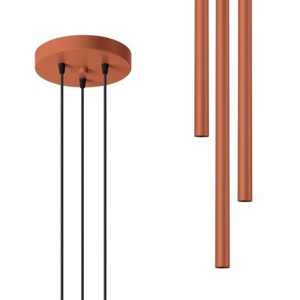 Lühter PASTELO 3xG9/8W/230V punane
