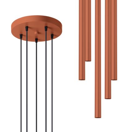 Lühter PASTELO 5xG9/8W/230V punane