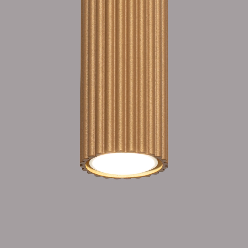 Kohtvalgusti KARBON 1xGU10/10W/230V 10 cm kuldne