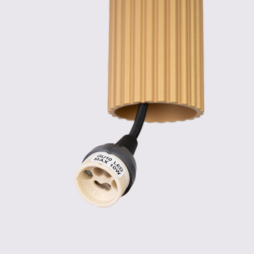Lühter KARBON 3xGU10/10W/230V kuldne