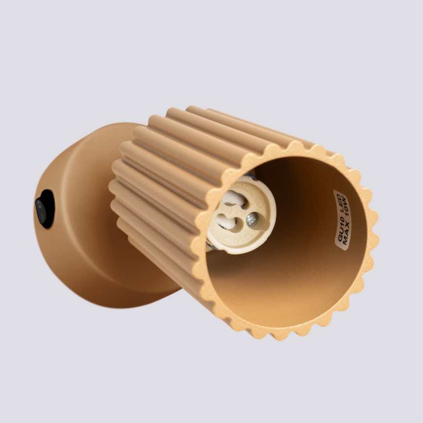 Kohtvalgusti seinale KARBON 1xGU10/10W/230V kuldne