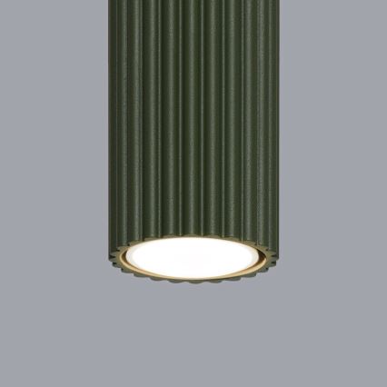 Kohtvalgusti KARBON 1xGU10/10W/230V 10 cm roheline