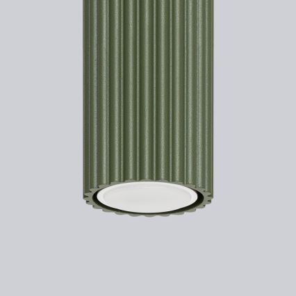 Kohtvalgusti KARBON 1xGU10/10W/230V 10 cm roheline