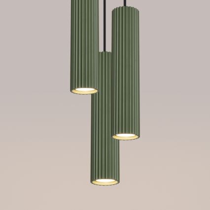 Lühter KARBON 3xGU10/10W/230V roheline