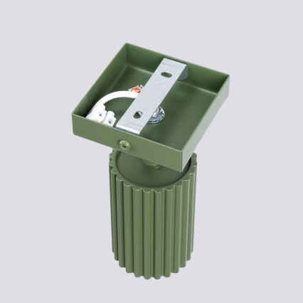 Kohtvalgusti seinale KARBON 1xGU10/10W/230V roheline