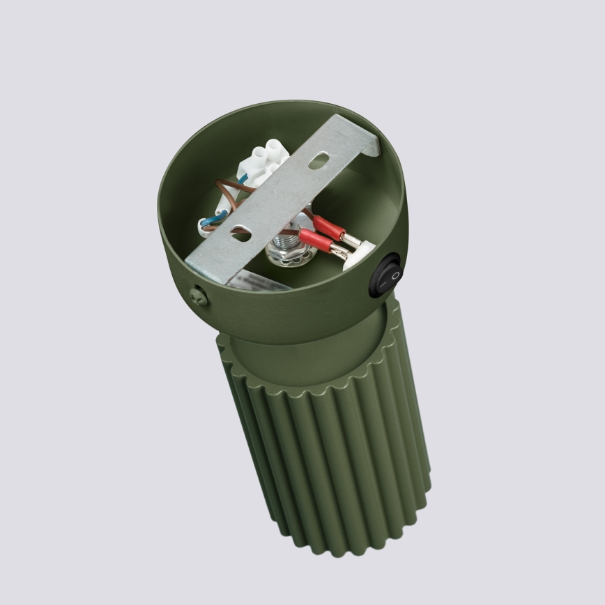 Kohtvalgusti seinale KARBON 1xGU10/10W/230V roheline