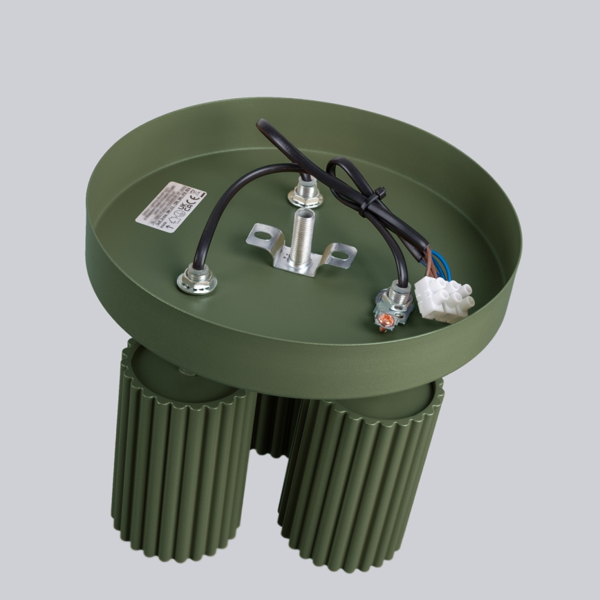 Kohtvalgusti KARBON 3xGU10/10W/230V roheline