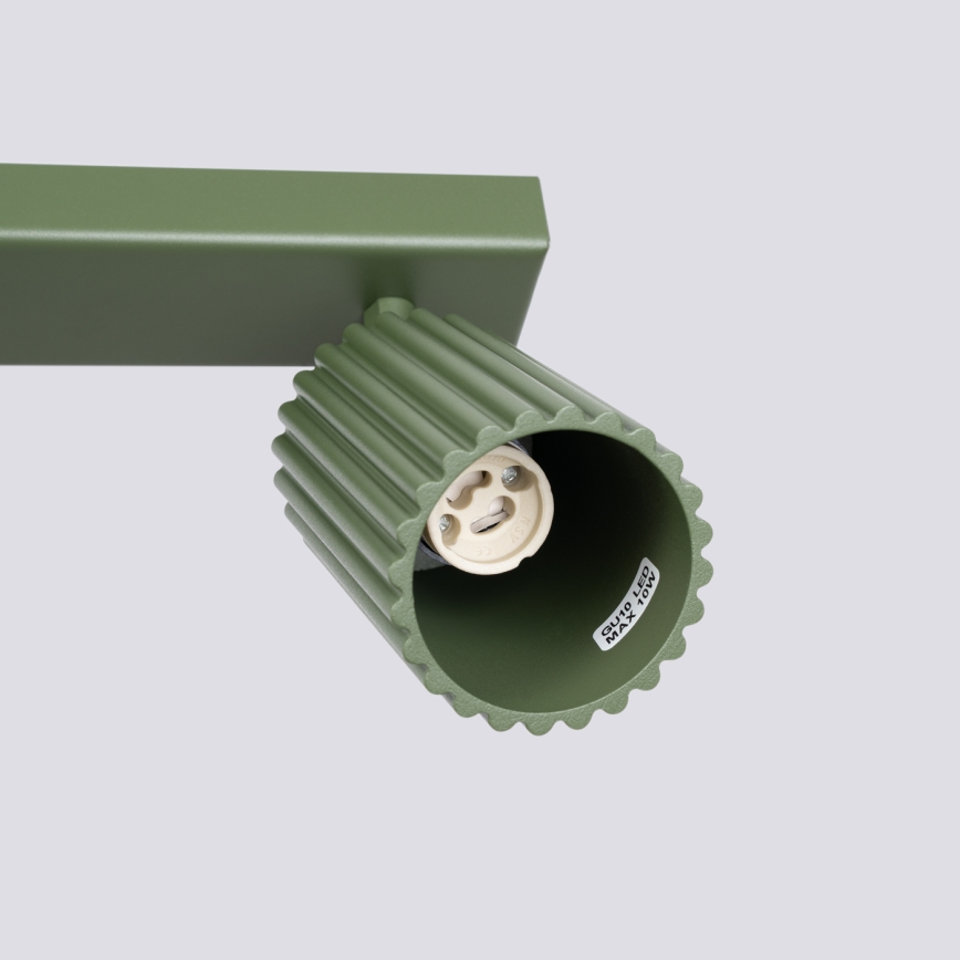 Kohtvalgusti KARBON 6xGU10/10W/230V roheline