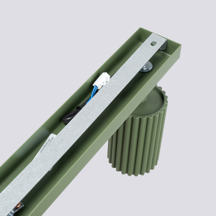 Kohtvalgusti KARBON 6xGU10/10W/230V roheline