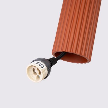 Lühter KARBON 2xGU10/10W/230V punane