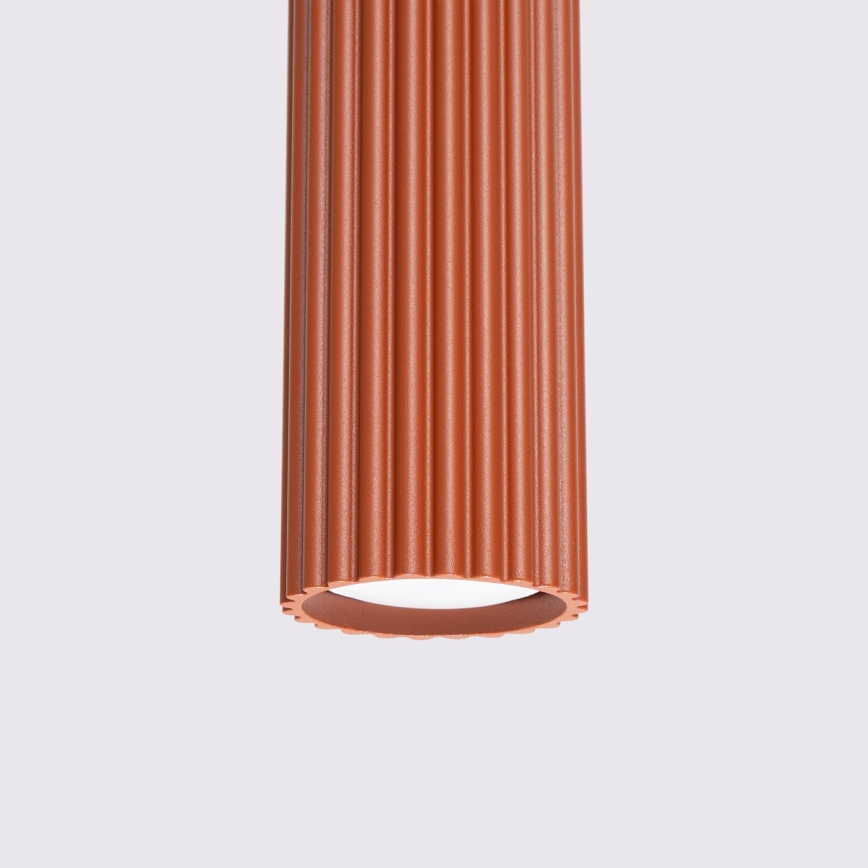 Lühter KARBON 3xGU10/10W/230V punane