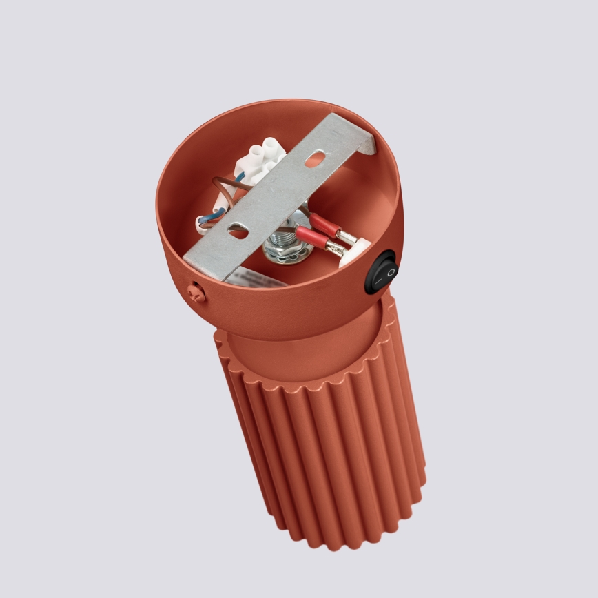 Kohtvalgusti seinale KARBON 1xGU10/10W/230V punane