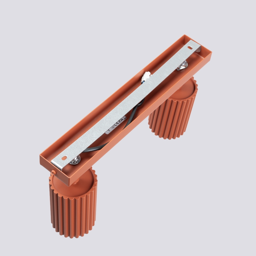 Kohtvalgusti KARBON 2xGU10/10W/230V punane