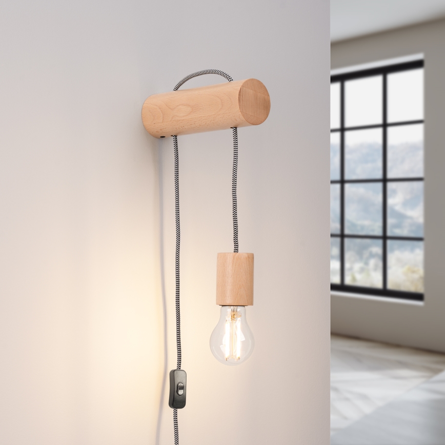Seinavalgusti NIMBI 1xE27/15W/230V pöök