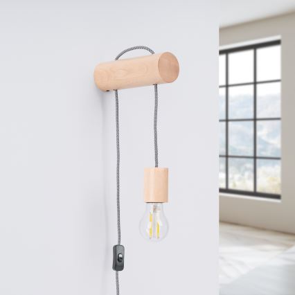 Seinavalgusti NIMBI 1xE27/15W/230V pöök