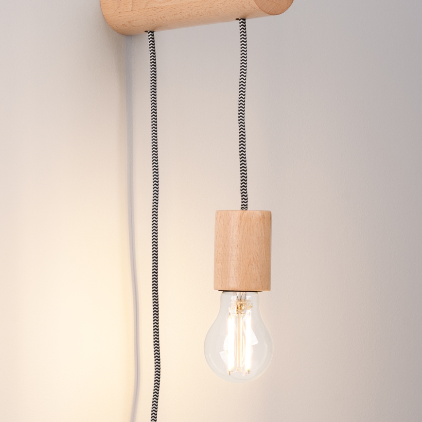 Seinavalgusti NIMBI 1xE27/15W/230V pöök