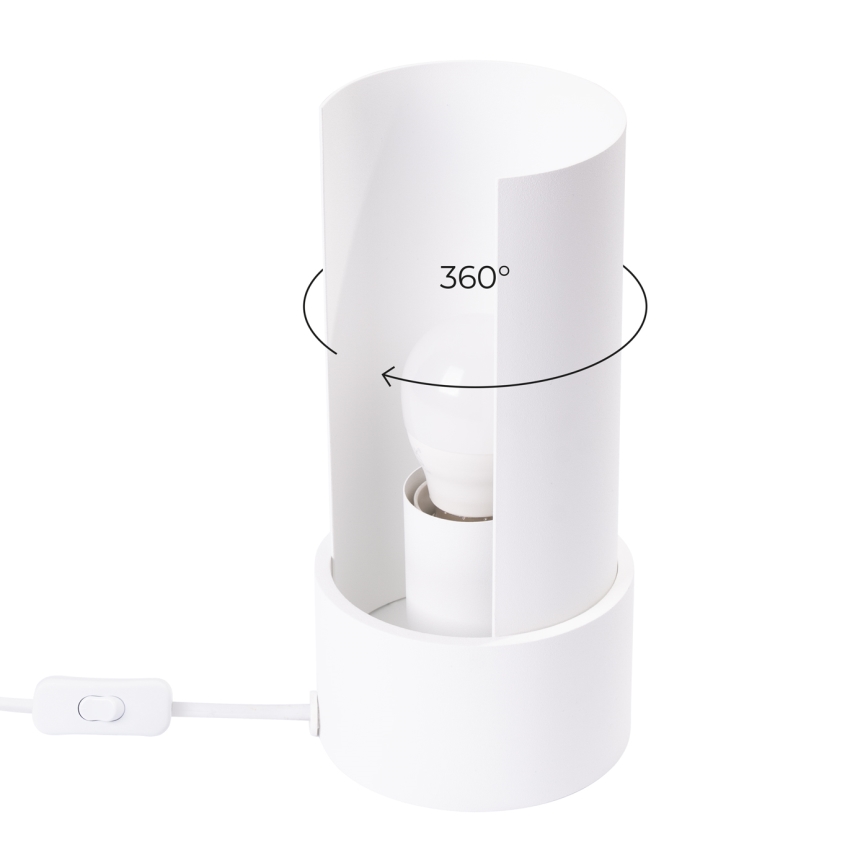 Laualamp FLASH 1xE27/15W/230V valge