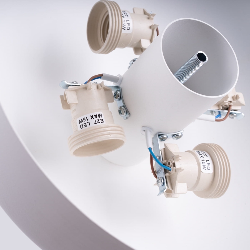 Laelamp OMIQ 4xE27/15W/230V, läbimõõt 30 cm, valge