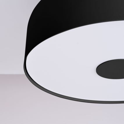 Laelamp OMIQ 4xE27/15W/230V, läbimõõt 30 cm, must