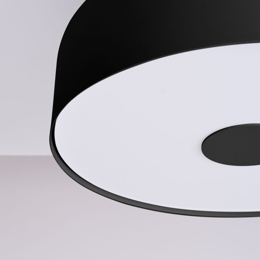 Laelamp OMIQ 4xE27/15W/230V, läbimõõt 30 cm, must