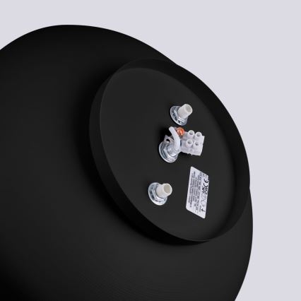 Laelamp OMIQ 4xE27/15W/230V, läbimõõt 30 cm, must