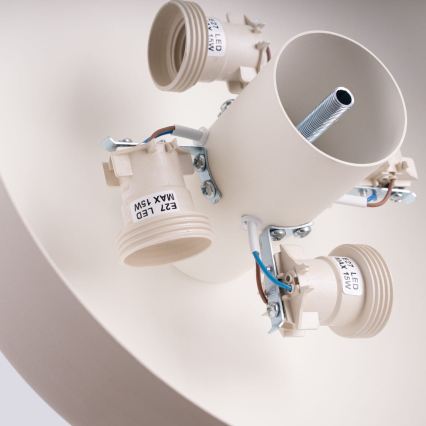 Laelamp OMIQ 4×E27/15W/230V, läbimõõt 30 cm, kreemjas