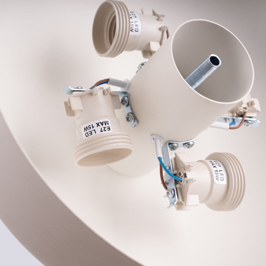 Laelamp OMIQ 4×E27/15W/230V, läbimõõt 30 cm, kreemjas