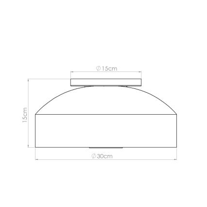 Laelamp OMIQ 4×E27/15W/230V, läbimõõt 30 cm, kreemjas