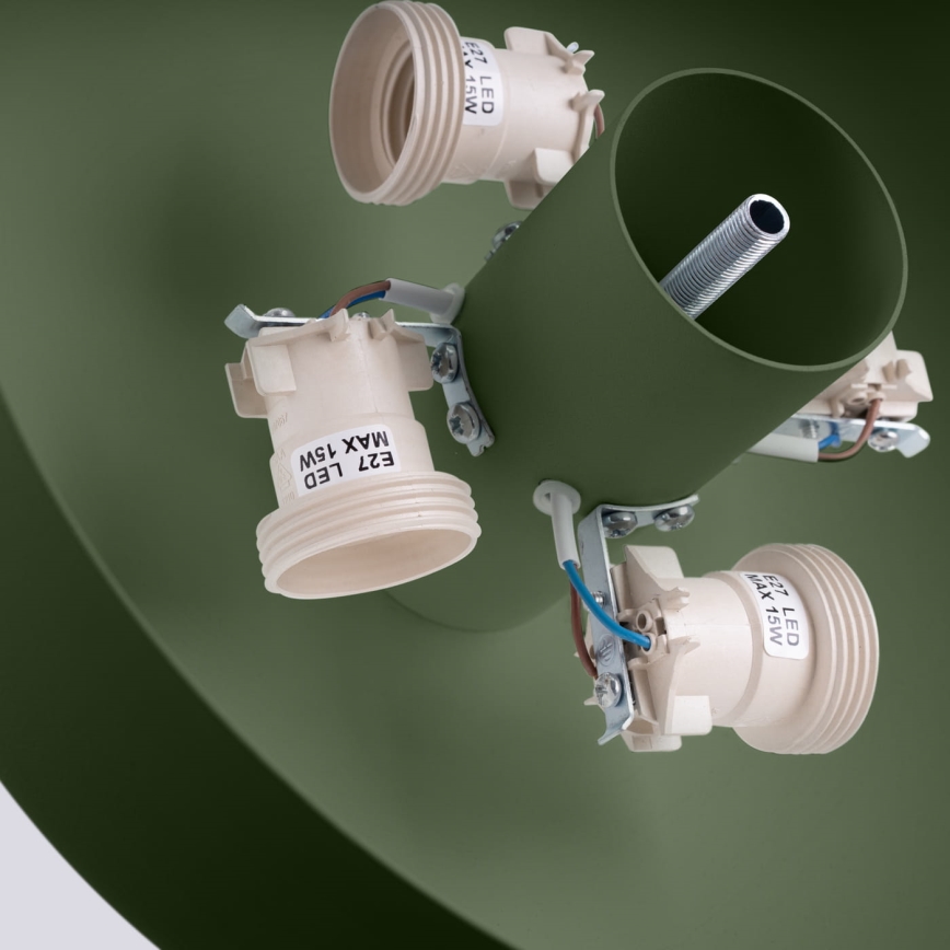 OMIQ laevalgusti 4xE27/15W/230V läbimõõt 30 cm roheline