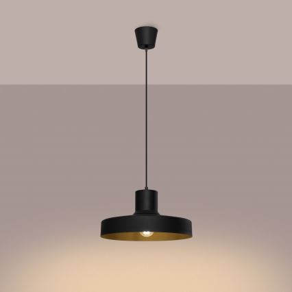 Lühter BILO 1xE27/15W/230V d. 35 cm must