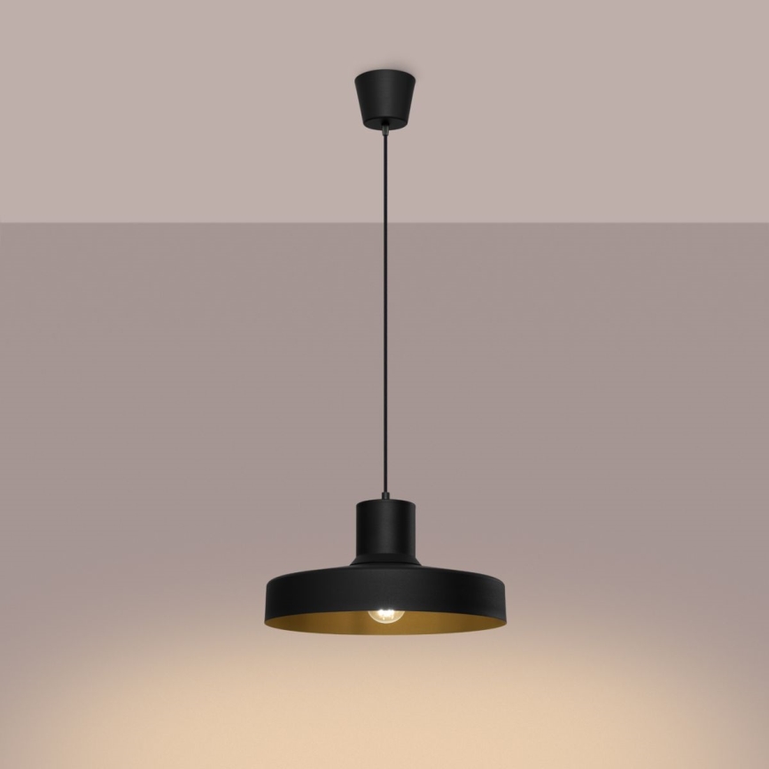 Lühter BILO 1xE27/15W/230V d. 35 cm must