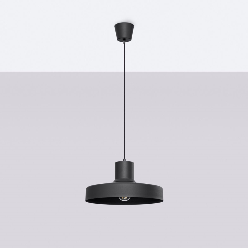 Lühter BILO 1xE27/15W/230V d. 35 cm must