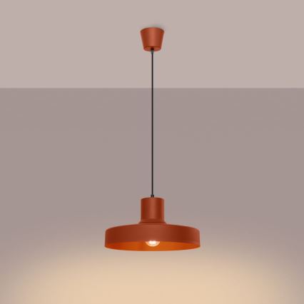 Lühter BILO 1xE27/15W/230V d. 35 cm oranž