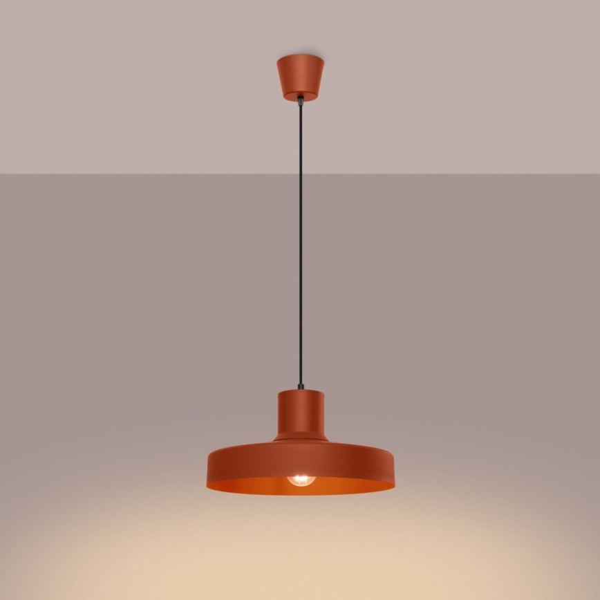 Lühter BILO 1xE27/15W/230V d. 35 cm oranž