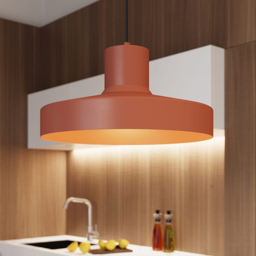 Lühter BILO 1xE27/15W/230V d. 35 cm oranž
