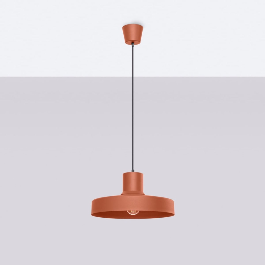 Lühter BILO 1xE27/15W/230V d. 35 cm oranž