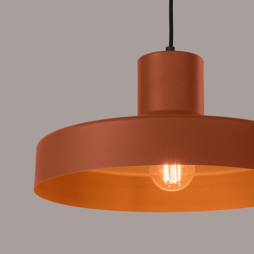 Lühter BILO 1xE27/15W/230V d. 35 cm oranž