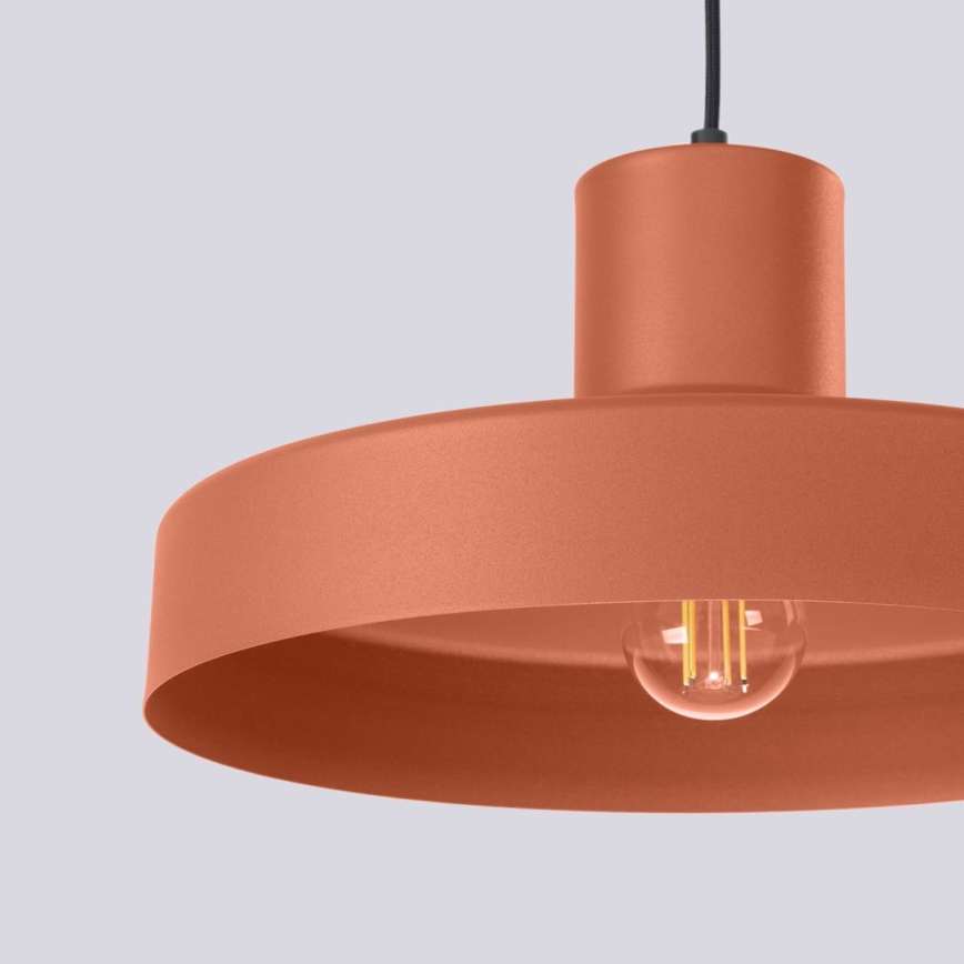 Lühter BILO 1xE27/15W/230V d. 35 cm oranž