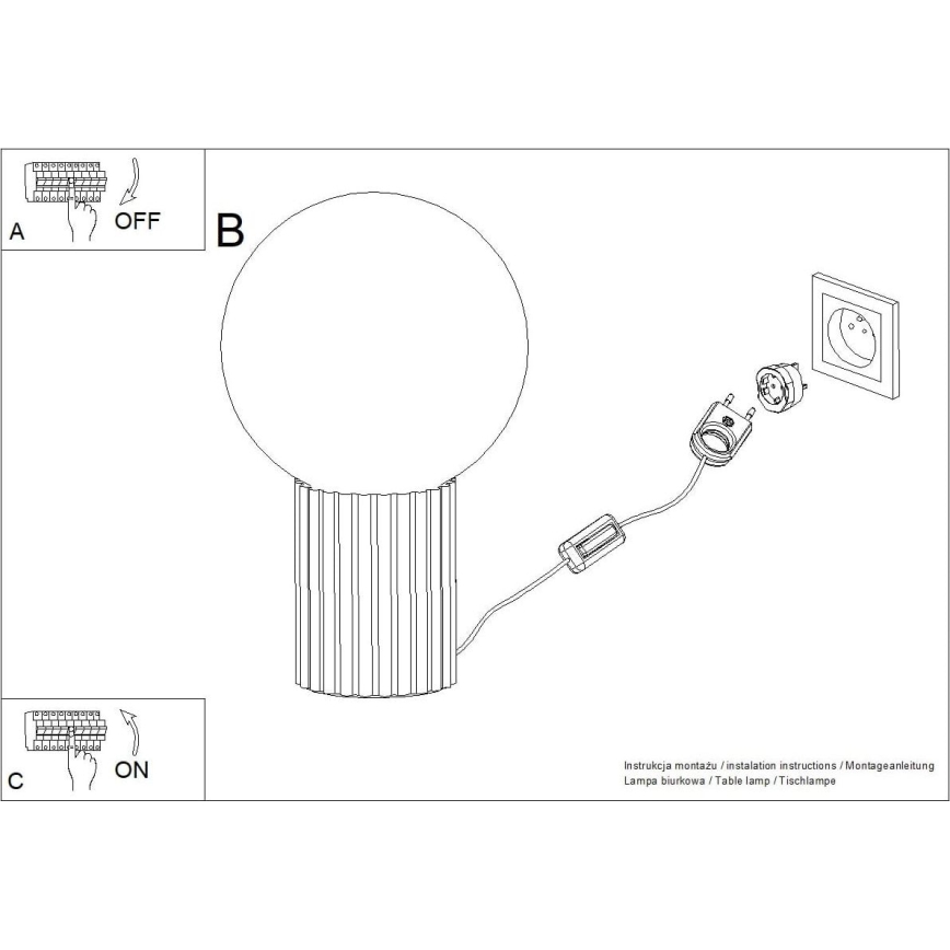 Laualamp HALO 1xG9/8W/230V d. 12 cm valge