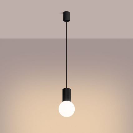 Lühter HALO 1xG9/8W/230V d. 12 cm must