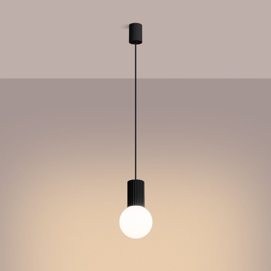 Lühter HALO 1xG9/8W/230V d. 12 cm must