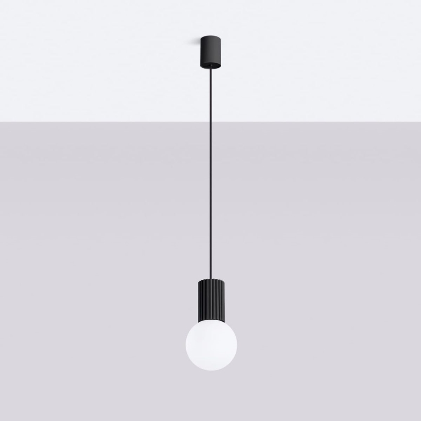 Lühter HALO 1xG9/8W/230V d. 12 cm must