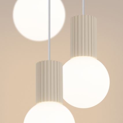 Lühter HALO 3xG9/8W/230V d. 25 cm kreemikas